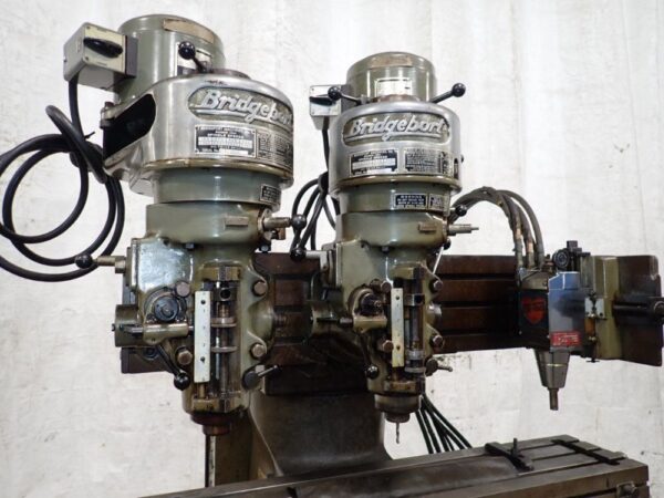 Bridgeport True Trace Milling Machine | 9" x 42" Table, (2)1.5HP J-Heads - #50327 - Image 2