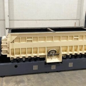 26 CuFt Rosler R 550/2200 TS-15 | 22" x 87" x 26"D Trough, 1500 RPM, 2011 - #50630