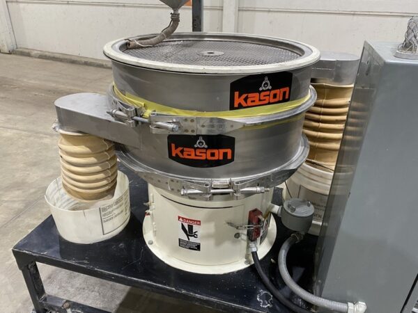 Kason K24-1-SS Vibratory Sifter | 24", Single-deck, Stainless - #50661 - Image 2