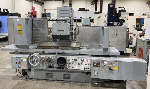 20" x 48" Okamoto PSG 125B | 20" x 2" Whl, 10 HP, Auto-Feeds, Electro-mag Ck - #50746