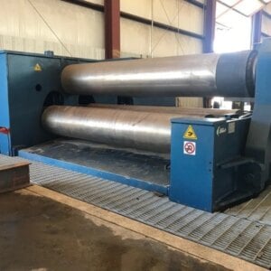 2-1/3" x 10' Faccin-Biko 3158 | 3-Roll, Hyd Drop End & Roll Adj, 75 HP, 2014 - #50892