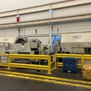 90" x 236" Karats L-28N Turbine Disc Lathe | 86" Chuck, 150 RPM, Fanuc 18i-TA # - 50952