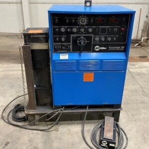 350 Amp Miller Syncrowave 350 | CC AC/DC, Tig, Stick, Bernard Chiller, Foot Pedal - #50977