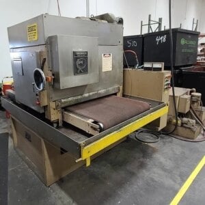 36" Timesavers 137-2HDCMW | Wet, 2-Head, 20 HP, Up to 8" Open Ht, 15-45 FPM - #51044