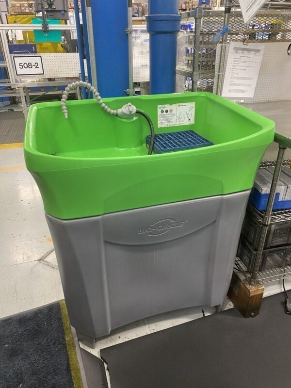 32" x 20" BioCircle GT-i Maxi | Plastic Tub, 551 Lb. Part Cap, Heat, Castors - #51053 - Image 2