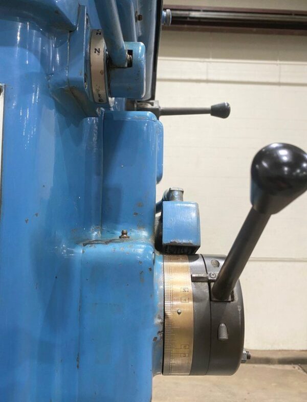 1-3/4" Yuasa AUX-500 | 3 HP, 4MT Taper, 20" x 13" Table, 100 - 1500 RPM - #51159 - Image 6