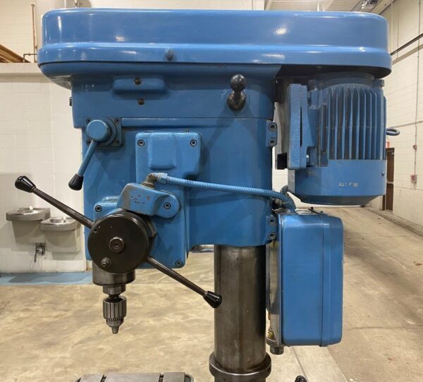 1-3/4" Yuasa AUX-500 | 3 HP, 4MT Taper, 20" x 13" Table, 100 - 1500 RPM - #51159 - Image 7