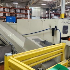 14 CuFt Almco V-14120 | Thru-Feed, 120"L x 14"W x 15"H Tub, Auto Return, '21 - #51264