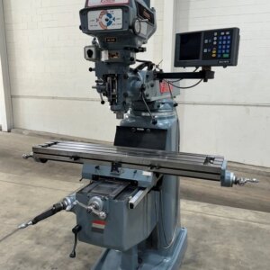 Clausing Kondia FV-1 | 9"x48" Tbl, 32.5"X, 15"Y, 16.5"Z, 3HP, Pwr-X, 2-Ax DRO (4) - #51301