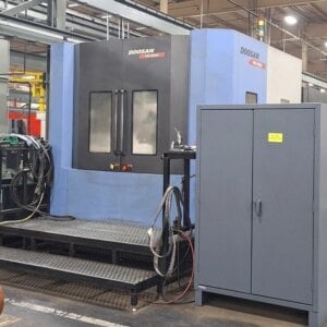 Doosan HM 8000 | 49"X, 39"Y, 39"Z, 6K RPM, CAT 50, 2-Pallets, 90ATC, Fanuc, 2011 - #51347