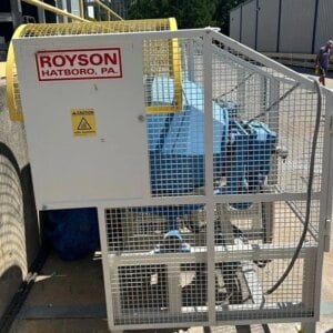 3 CuFt Royson TB220 | Tumbling Barrel, 0 - 35 RPM, 2 HP, Auto-Tilt, Full Guard - #51371