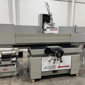 20" x 40" Okamoto ACC-20-40DX | 14" x 1.5" Whl, 5HP, Auto-Feeds, Electro-mag Ck - #51412