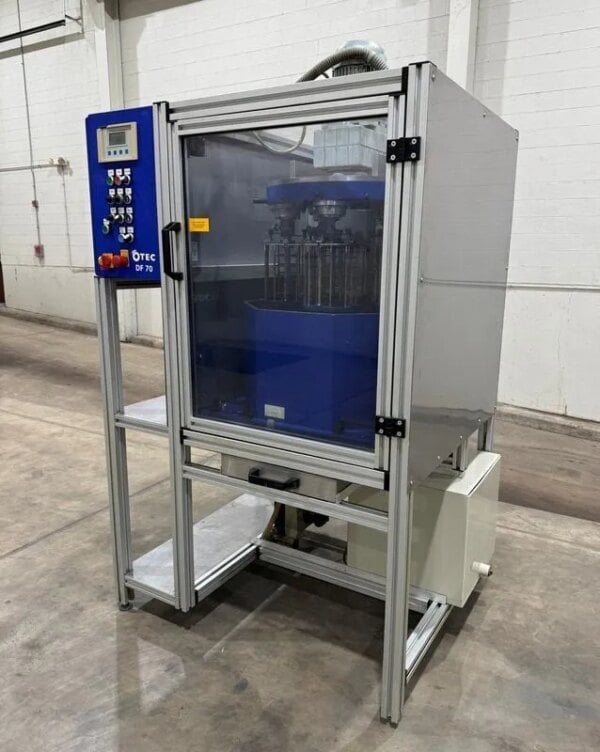 2.9 CuFt OTEC DF70 Drag Finisher | 7"Dia x 9.8"H Part Cap, Dry, 2002(2) - #51428 - Image 2