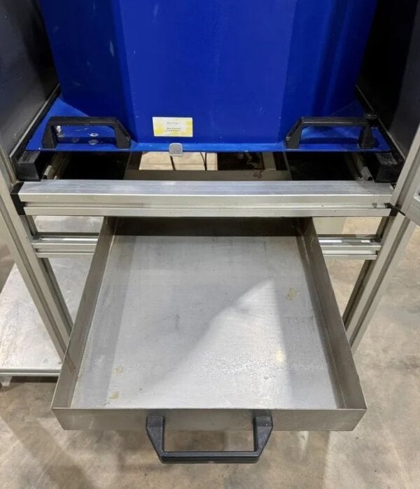 2.9 CuFt OTEC DF70 Drag Finisher | 7"Dia x 9.8"H Part Cap, Dry, 2002(2) - #51428 - Image 9