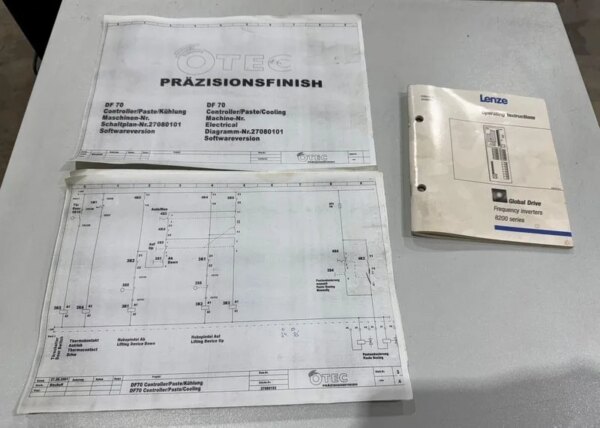 2.9 CuFt OTEC DF70 Drag Finisher | 7"Dia x 9.8"H Part Cap, Dry, 2002(2) - #51428 - Image 14