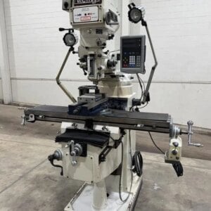 Vectrax GS-16V | 32"X, 12"Y, 16"Z, 9" x 49" Tbl, 3HP, Pwr-X, Newall 2-Axis DRO - #51435
