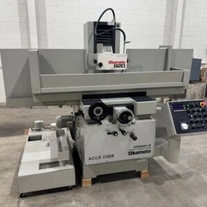 8" x 20" Okamoto ACC-8.20DX | 8"x3/4" Whl, 2 HP,  Auto-Feeds, Electro-mag Ck, '95 - #51473