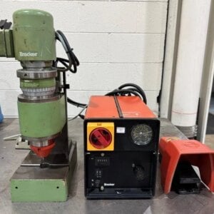 Bracker RN-080 | 0.15" Cap, 0.08" - 1" Strk, 1640 RPM, 0.12 HP, Foot Pedal, Timer - #51485