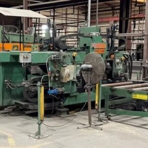 18" x 44" Peddinghaus PCD1100 | w/1100DG Bandsaw, Roller Feed Measuring, 2008 - #51543