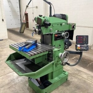 Deckel FP4M | 31" x 18" Tbl, 19.7"X, 15.7"Y, 15.7"Z, 50 - 2500 RPM, 6HP, 3AX DRO - #51571