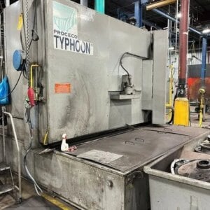 Large Parts Washer Cabinet Proceco Typhoon HD100