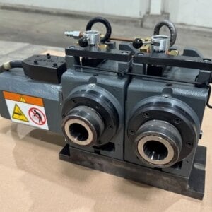 Haas HA5C2 | 2- Spdl, 5.875" Center Ht, 10#/5# Cap, 5C Collet, Air Collet Closer - #51606