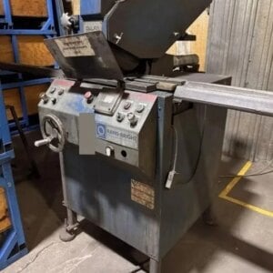 5" Rand Bright BH-50, Belt Type, Thru-Feed, 4" Belt, 1 - 30 FPM, Dry, 3HP- #51727