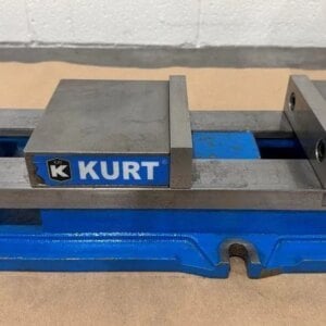 Kurt D688 AngLock | 6" Jaw Width, 8.8" Opening, 2" Jaw Height, Steel Jaws(2) - #51763