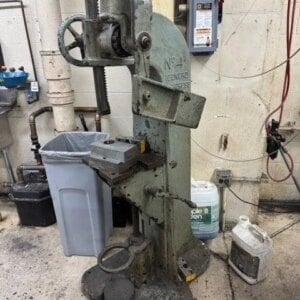 7T Greenerd No. 4 | C-Frame, Manual, 9.5" Throat, Ratchet, 10-3/8" Plate - #51664